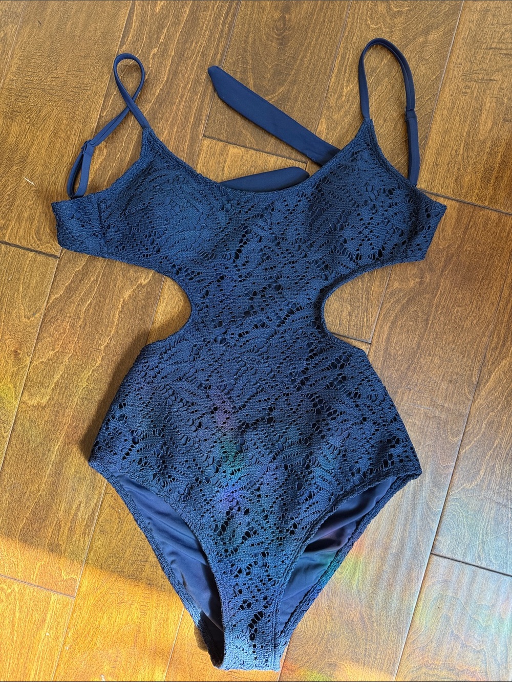 Aerie open back one piece